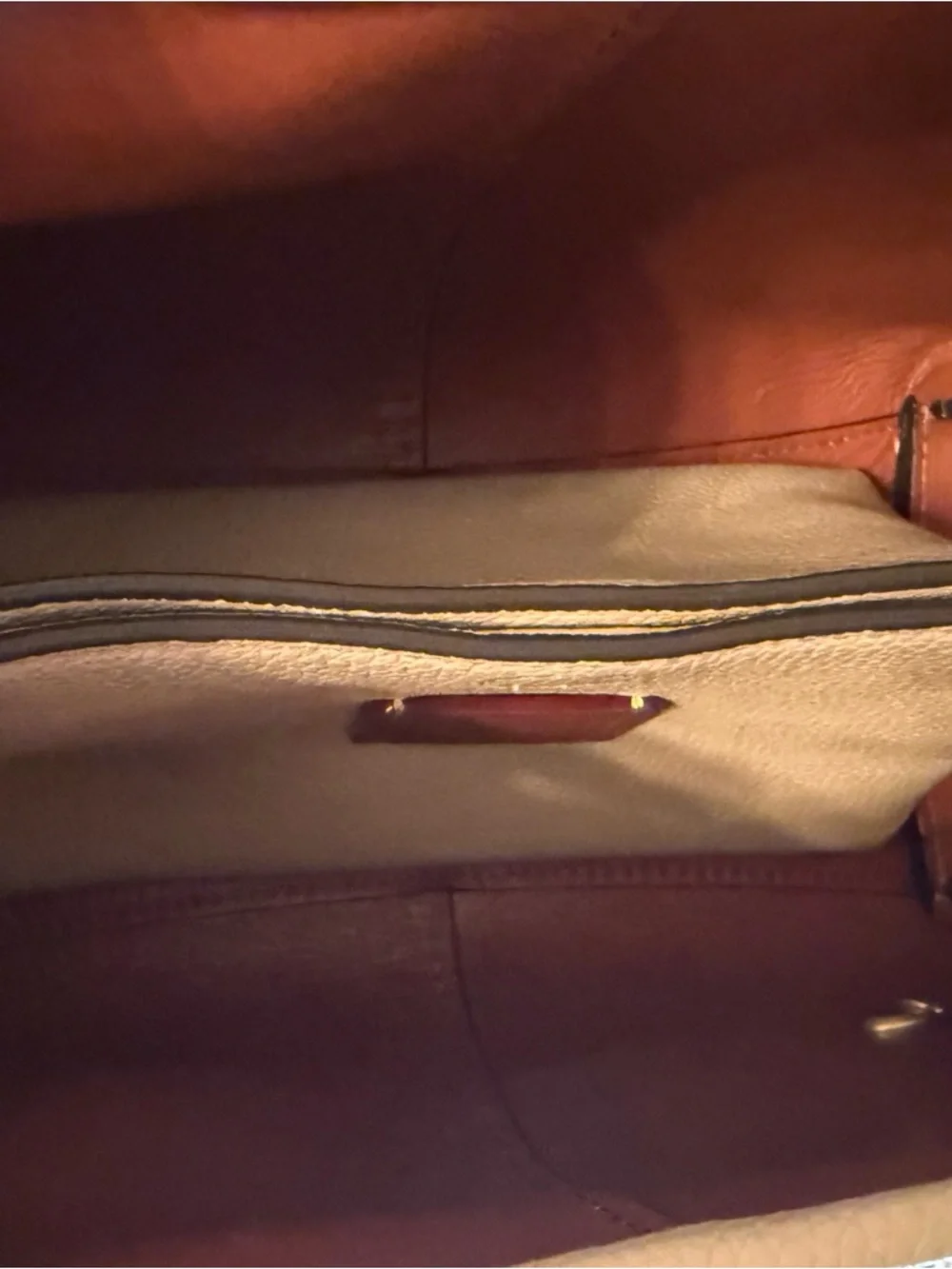 Coach Lana 23 in ivory pebbled leather - Picture 3 of 9